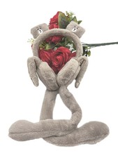 Children's Girls Fluffy Dangling  Bear  Flappy Squeaky Ear Muffs  5 Colours