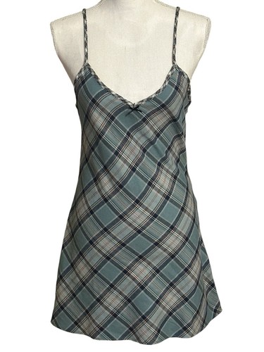 Zara plaid neck spaghetti - v-neck,