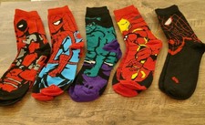 Marvel Comics Socks Pack of 5