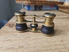 French Opera Leather And Brass