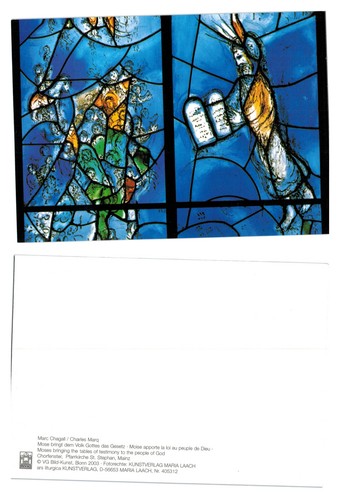 Postcard marc chagall - marc,