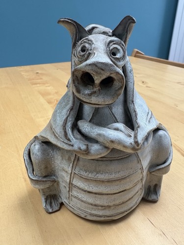 Clay dragon incense burner - incense,
