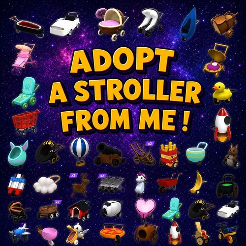 Adopt stroller from - a,