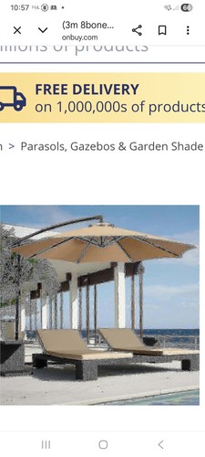 Parasol replacement 300 pole - parasol, 8