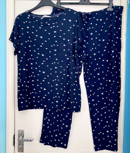 Star navy blue pyjamas - star,