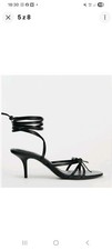 Zara Womens Tied Up Strappy