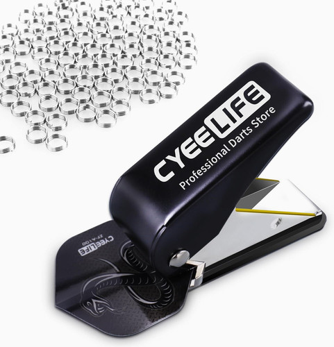 Dart flight hole punch - punch, with