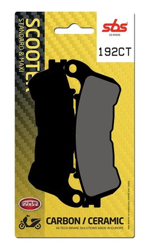 Sbs 192ct brake pads anterior - brake,