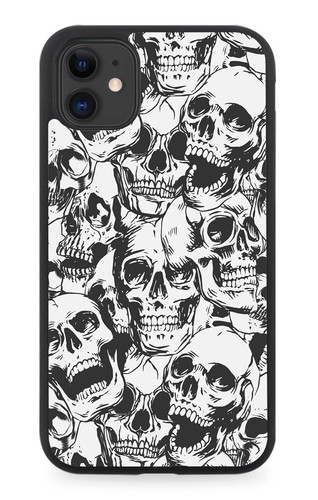 Gothic skull pattern rubber - pattern,