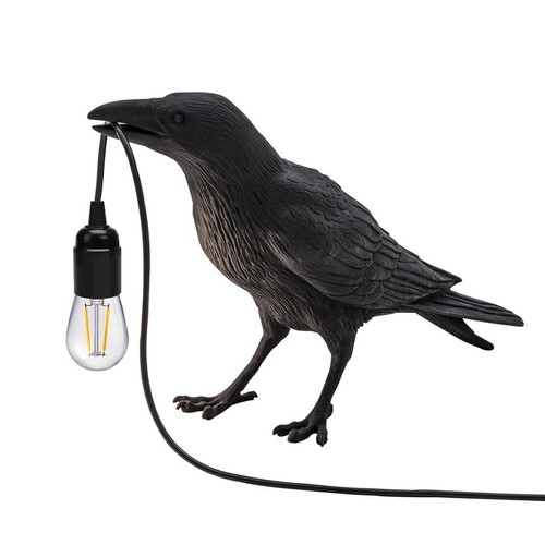 Lucky bird crow lamp resin - bird,