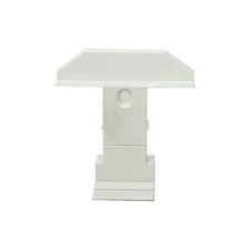 Eurocell French Door 70mm Mullion End Cap - White