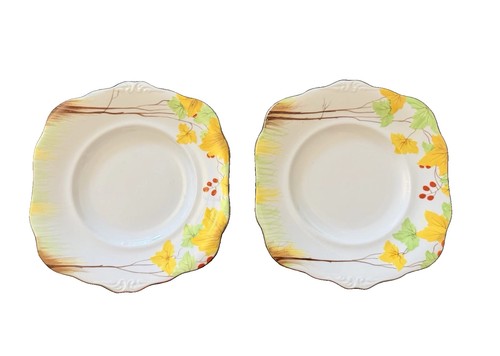 Pair vintage grafton china - vintage,