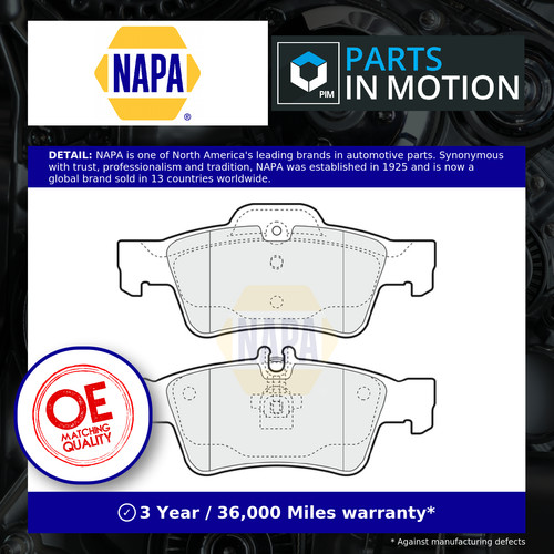 Brake pads set - set, mercedes