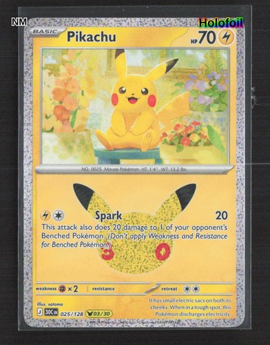 Pikachu holofoil - nm,