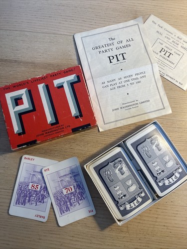 Vintage pit card game - pit,