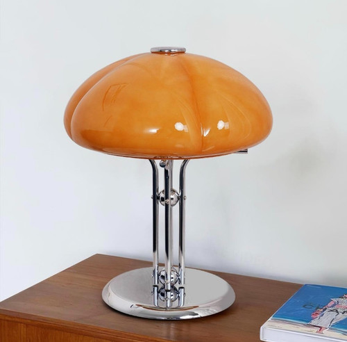 Bauhaus lamp mcm guzzini style - lamp,