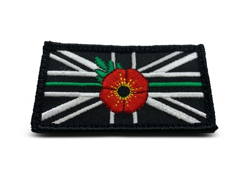 Ambulance poppy green - green, line