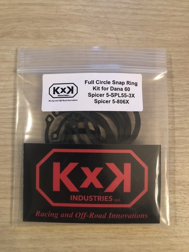 Full circle snap ring - ring, kit