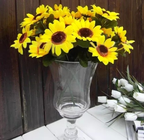Heads artificial sunflowers - 7,