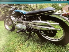 TRIUMPH T100C TROPHY MOTORCYCLE ARTICLE