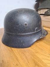 Ww2 m40 German Helmet  Beaded