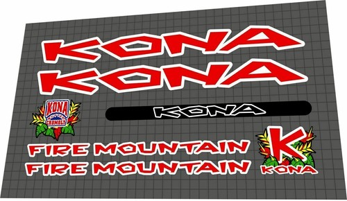 Kona fire mountain 1998 - 1998, decal