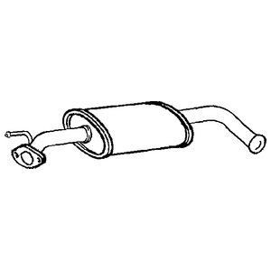 Klarius centre pipe silencer - centre,