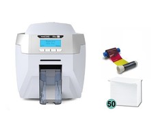 Magicard Rio Pro Duo - Dual Sided with Ribbon and Cards.