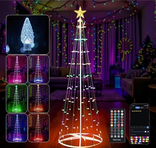 Smart led lights 6ft christmas - smart,