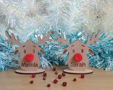 Personalised Wooden Reindeer