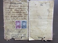 Old Travel Document Turkey