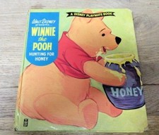 VINTAGE 1966 WALT DISNEY PLAYMATE PICTURE BOOK WINNIE THE POOH FILM CARTOON+&