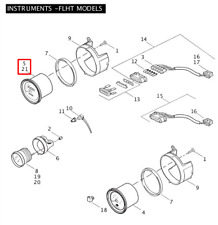 HARLEY DAVIDSON MPH/KPH SPEEDOMETER 75112-04A