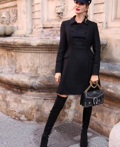 Rare zara black wool - zara,