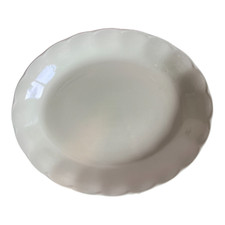 Meat Plate / Serving Platter GRINDLEY Almond Petal Green 1950s Vintage England