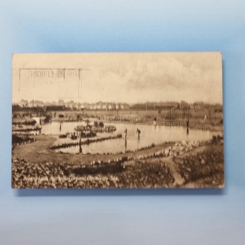 Clacton sea postcard 1933 - clacton,