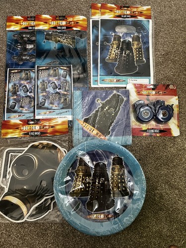 Rare vintage doctor who party - rare,