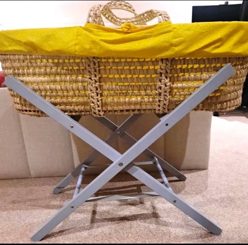 Wicker oval moses basket - oval,
