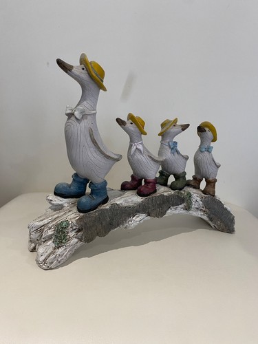 Vintage duck family - duck, statue