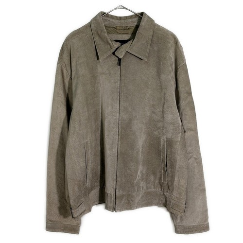 Claiborne suede leather jacket - suede,