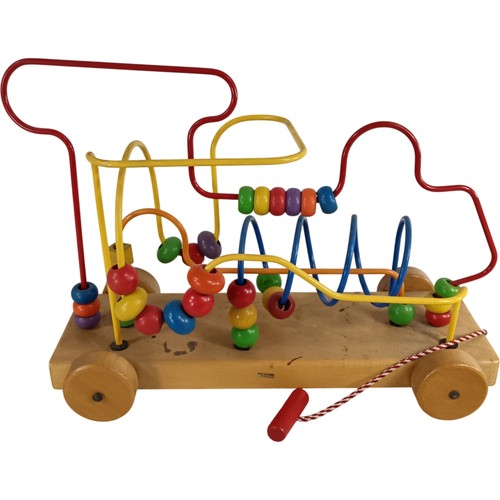 Wooden bead roller - roller, coaster