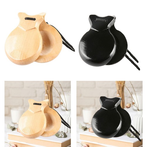 Wooden castanets spanish - 2x,