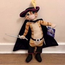 Puss In Boots 16” Universal Studios Shrek 4D (2024) Soft Toy Plush - New w./ Tag