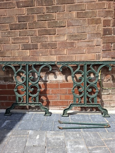 Cast iron table ends for - cast,