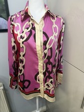 Zara Pink Chain Print Satin