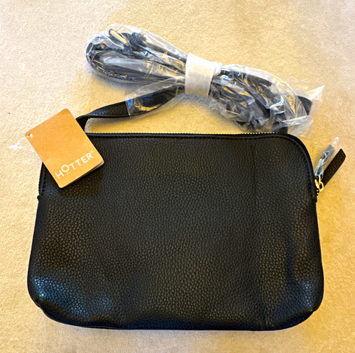 Hotter alicia black crossbody - hotter,