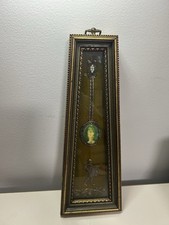 Vintage Gilded Shadow Box Framed Victorian Cameo Brooch And Greek Figure