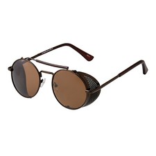 Brown steampunk glasses cyber - steampunk,