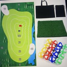 Indoor outdoor Golf Set Chip Stick Golf Game Mat with 16 Grip Golf Balls UK
