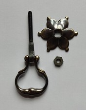 1 x Drop Handles D1701 1.1/4" - Solid Brass Armac